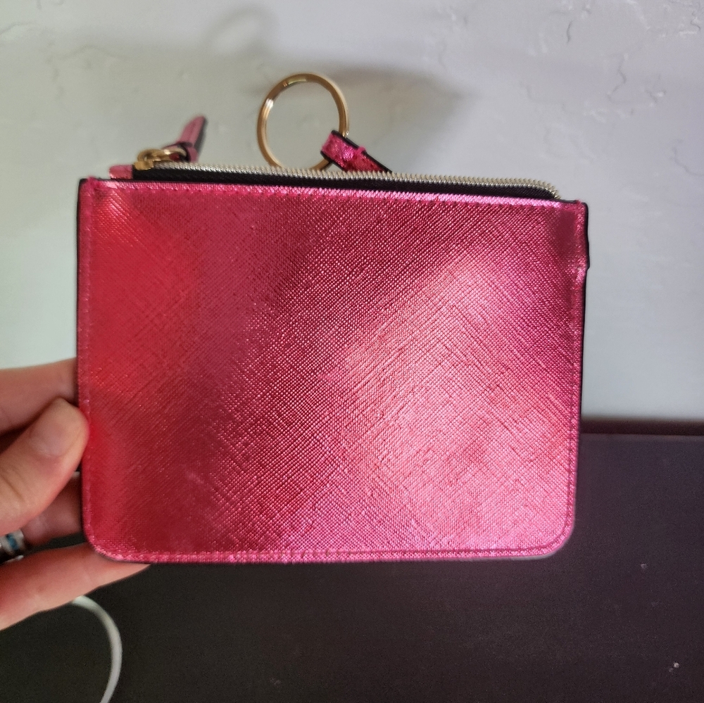 Victoria's Secret Hot Pink Card Holder - Picture 2 of 6